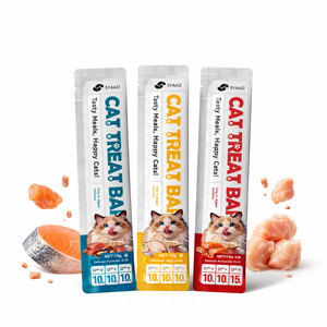 Snacks Nutritivos para Gatos al por Mayor, OEM ODM, Orgánicos, con Alto Contenido de Carne, en Caja a Granel, Bolsas de Comida Húmeda - Product Image 1