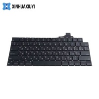 13.6 pouces pour Macbook Air M2 13.6 "Retina A2681 A2485 A2442 clavier russe RU russie clé Keycaps noir bleu