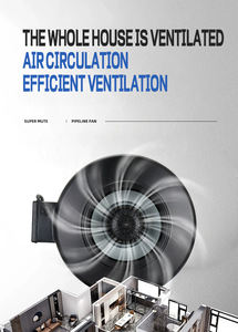 8 Zoll 200mm Anpassung Single Speed Mixed Flow Grow Zelt Hydro ponic Radial ventilator - Product Image 4