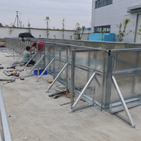 Piscine hors sol en acier inoxydable avec structure en acier galvanisé pour usage domestique et commercial