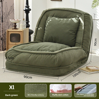 Chaise longue réglable lit pour chambre à coucher chien humain maison pliante balcon énorme viral simple Tatami chaise longue canapé