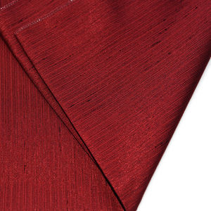 <span class=keywords><strong>Tissu</strong></span> de rideau de tapisserie d'ameublement d'hôtel ignifuge de style uni et flammé de mélange de soie de polyester 100% prêt à l'emploi - Product Image 3