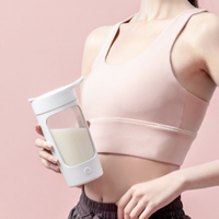 Bouteille de Shaker électrique écologique de 22oz pour mélanges de protéines, milk-Shakes de protéines rechargeables par USB, batterie puissante, logo personnalisé