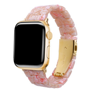 Cinturino orologio in resina per <span class=keywords><strong>Apple</strong></span> <span class=keywords><strong>Watch</strong></span> Band 38 40 41 <span class=keywords><strong>42</strong></span> 44 45 <span class=keywords><strong>mm</strong></span> di lusso da donna con cinturino in acciaio - Product Image 4