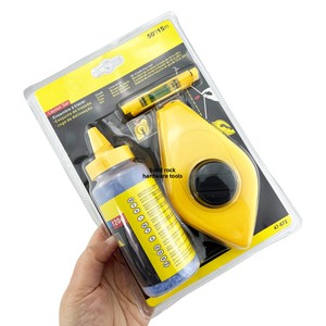 Yeni Sınır Ötesi Dış Ticaret Toptan 3 Parçalı Çizgi Çizme Seti 15M İnşaat Ölçüm Aleti Marangoz Aletleri Su Terazisi Tozu - Product Image 1