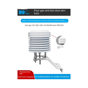 네 가지 가스 두 가지 먼지 일산화탄소 O3 이산화황 NO2 Pm2.5/10 고정밀 중국 공기질 센서 테스트 장비용 - Product Image 2