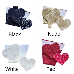 Sous-vêtement adhésif réutilisable en dentelle en forme de cœur, sous-vêtement <span class=keywords><strong>collant</strong></span> sans couture, string sans bretelles, culotte invisible pour femmes - Product Image 2