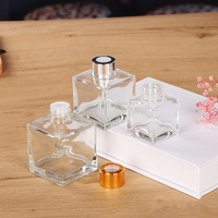 Bouteille de Diffuseur pour Aromathérapie 50ml 100ml 150ml 200ml, Flacon en Verre Vide pour Diffuseur à Bâtonnets, Flacon de Parfum