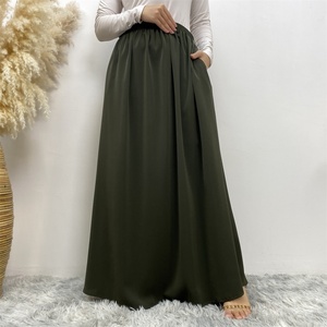 6608# Modest Khimar Hijab Abaya Premium Quality 2 Pcs Sets Frill Elasticated Cuff Jilbab Prayer Abayas 10 Colors - Product Image 2