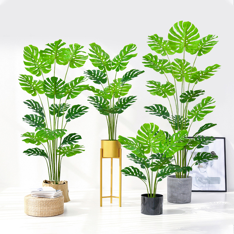 Large Artificial Monstera Deliciosa Plants Faux Tropical Swiss Cheese Floor Plants  Tree With Pot for Hotel Decor| Alibaba.com