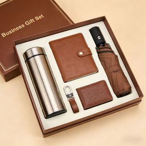Promotion Customized Logo PU Leather Corporate Office <b>Gift</b> <b>Set</b> for Christmas & New Year Enterprise Marketing - Product Image 1