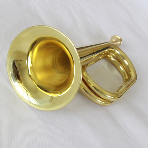 Instrumentos de trompeta de latón amarillo al por mayor, trompetas de tono Bb - Product Image 5