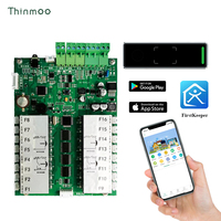 Controlador de Elevador Thinmoo para 20 Pisos, Interfaz RS485, Protocolo ISO 14443A, Tarjeta RFID IC, TCP/IP/RFID, Placa de Control de Acceso Weigand