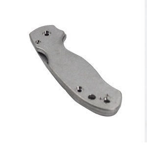 เครื่องชั่งน้ำหนักล้างด้วยหินสำหรับ <span class=keywords><strong>spyderco</strong></span> Para 2เครื่องชั่งไทเทเนียมแบบคลาสสิกพื้นผิวตามสั่ง - Product Image 1