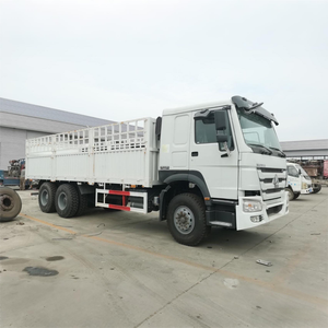 Camión de plataforma de malla Sinotruk HOWO 6x4 8x4 usado, 351-450 CV, 16 m³ para entrega de mercancías a granel en África - Product Image 2