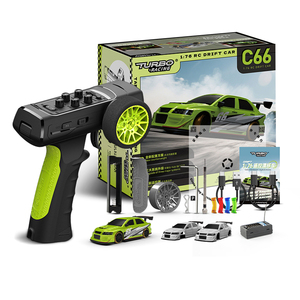 Auto de Carreras C65 Escala <span class=keywords><strong>1</strong></span>/<span class=keywords><strong>76</strong></span> para Niños y Adultos, Control Remoto por Radio 2.4G, Auto <span class=keywords><strong>RC</strong></span> de Metal con Giroscopio, RTR - Product Image 6