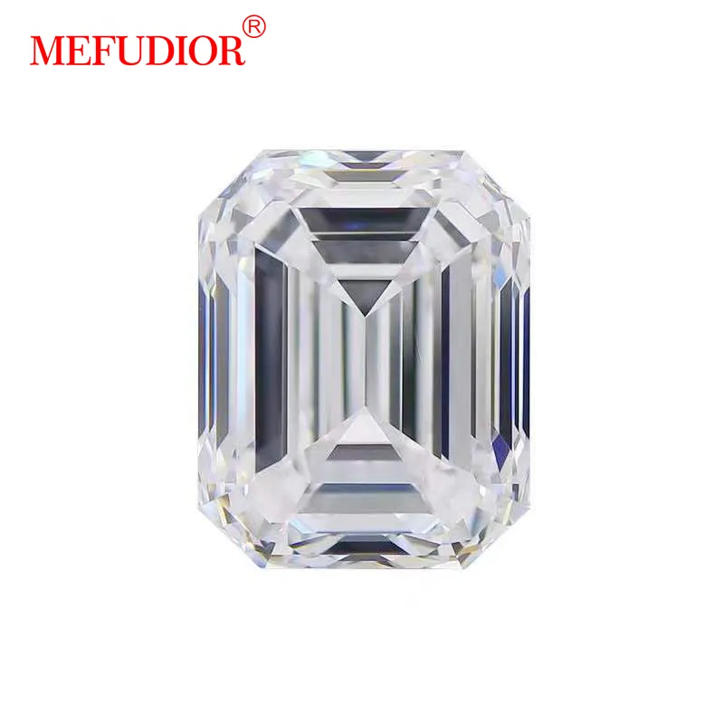 2021 venda quente moissanite <span class=keywords><strong>esmeralda</strong></span> corte d cor moissanite diamante