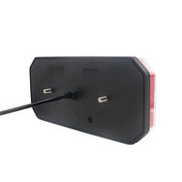 Feu arrière LED 12-24V pour remorque, clignotant dynamique, indicateur de frein, marche arrière, feu antibrouillard arrière, éclairage de plaque d'immatriculation pour camion, poids lourd, caravane