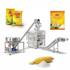 Various baby food calcium carbonate jaggery pharma powder cornstarch packaging machine