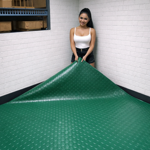 Tapis de <span class=keywords><strong>voiture</strong></span> Design gaufré antidérapant Pvc Revêtement de sol <span class=keywords><strong>Garage</strong></span> Plaque diamantée Poignée de monnaie Revêtement de sol en plastique Rouleau de vinyle Atelier - Product Image 1