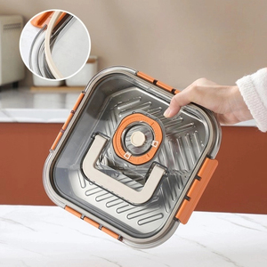 Stainless Steel 304 Metal Food Storage Containers with Lids Heatable <strong>Snack</strong> &amp; <strong>Meal</strong> <strong>Prep</strong> Portable Food Box for Kids - Product Image 4