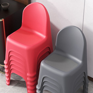 PolkaDot bangku plastik rendah dapat ditumpuk, kualitas tinggi desain portabel untuk aplikasi kamar tidur kontemporer - Product Image 3