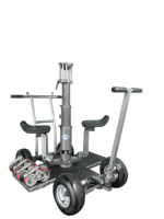 QFYS-chariot de voiture de Rail orbital, chariot de piste en acier inoxydable pour le tir