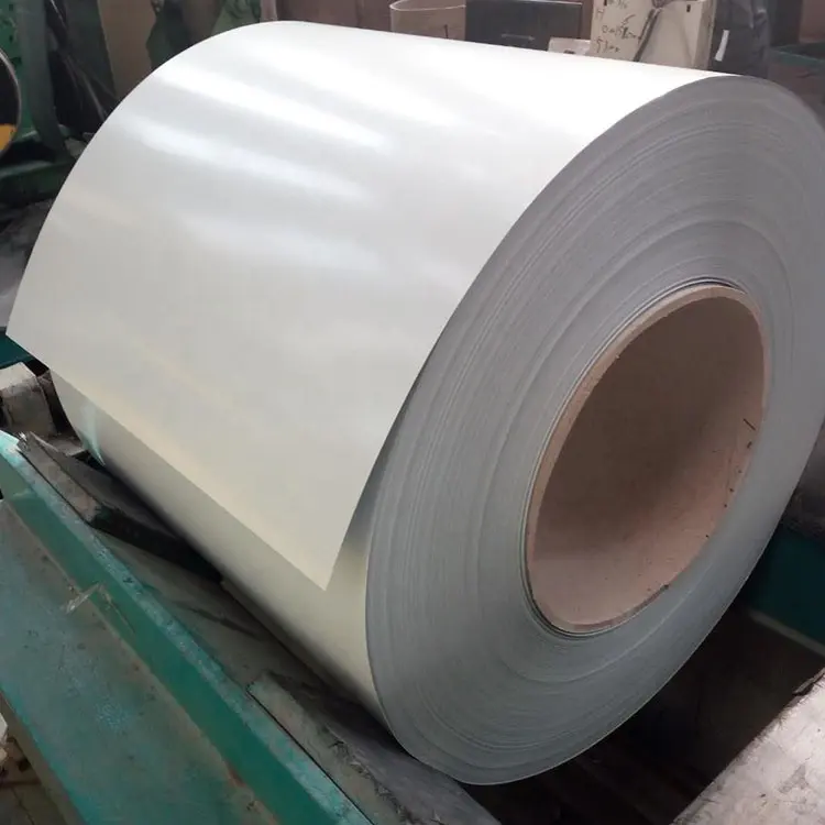 Ppgi Coil White Ppgi White Color Code 9016 Prepainted Galvanized Steel Coil 0.4mm Ppgl In Steel Coils Color Coated Steel PPGI