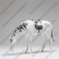 Produits personnalisés Statue de cheval en résine Décoration animale Accueil Hôtel à vendre