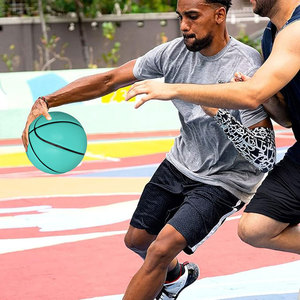 Pallone da <span class=keywords><strong>basket</strong></span> in PU taglia 7, blu, da competizione, per uomo, adulto, ragazzo, resistente all'usura e antiscivolo, per esterni, professionale - Product Image 5