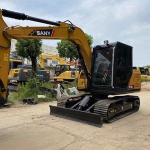 Excavatrice Sany SY75C d'occasion 7.5ton Machines de construction 2020 Modèle bien entretenu Super Performance Moteur Isuzu Vente pas cher - Product Image 4