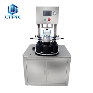 LT-20 Automatic vacuum capping machine stainless steel canned glass bottle sealing machine capping machine