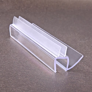 <span class=keywords><strong>Porte</strong></span> <span class=keywords><strong>de</strong></span> <span class=keywords><strong>douche</strong></span> <span class=keywords><strong>en</strong></span> <span class=keywords><strong>verre</strong></span> pour hôtel, sans cadre, coulissante, <span class=keywords><strong>en</strong></span> PVC transparent, étanche, avec <span class=keywords><strong>joint</strong></span> inférieur anti-goutte, installation facile, respectueuse <span class=keywords><strong>de</strong></span> l'environnement - Product Image 1