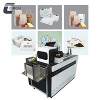 Printer Inkjet Chicai Mini A3 Single Pass Otomatis Penuh Kecepatan Tinggi 40m/menit Kondisi Baru untuk Karton, Kotak Bergelombang, Kotak Pizza