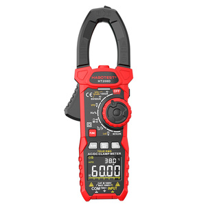 Multimètre numérique HT208D 6000 points True RMS, haute tension 1000A, courant de démarrage 1000V DCA, AC/DC, sélection automatique de la plage - Product Image 1