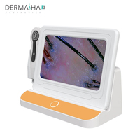 2023 Analyseur portable de follicules pileux et de cuir chevelu avec écran tactile Scanner de visage à usage domestique intelligent pour la détection d'acné certifié CE
