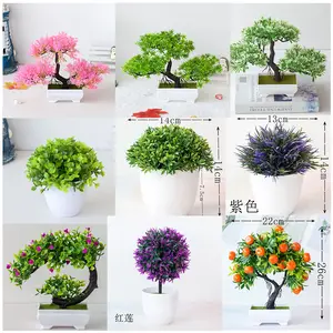 Mini Bonsaï Plastique Artificiel Décoratif Petit Bonsaï Arbre Plantes