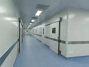 Gmp Hospital Machine Aluminum System Price Automatic X-ray Protection Clean Room Sliding Door Design For Clinic