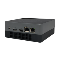 Nuevo Mini PC Intel I3-4030U con Gráficos Intel HD 4400, 2 Ranuras M.2 2280 NVMe PCIe X4 para SSD, DDR3*2 16GB MAX, 2 Puertos RJ45 LAN