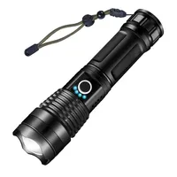 USB Rechargeable Tactical Flashlights, Waterproof