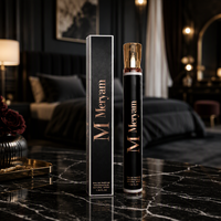 Pour Elle & Lui Eau de Parfum en Spray Flacon en Verre Noir 10ml – Présentation Luxueuse Soirée Croisière Resort Longue Durée