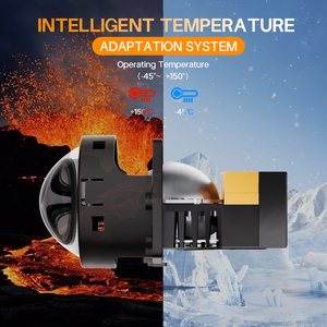 เลนส์โปรเจคเตอร์ <span class=keywords><strong>Bi</strong></span> LED รุ่น EK01 <span class=keywords><strong>Pro</strong></span> กำลังสูง H7 H11 H4 ไฟสูง ไฟต่ำ ไฟ LED 180W เลนส์โปรเจคเตอร์ <span class=keywords><strong>Bi</strong></span> LED - Product Image 3