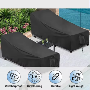 Couverture imperméable extérieure pour chaise <span class=keywords><strong>de</strong></span> <span class=keywords><strong>jardin</strong></span> et <span class=keywords><strong>salon</strong></span> <span class=keywords><strong>de</strong></span> plage anti-poussière et <span class=keywords><strong>protection</strong></span> solaire Caractéristique résistante à l'eau - Product Image 4