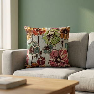 Luxury Hotel-Grade Polycotton Jacquard <b>Cushions</b> for Sofa Bed Living Room Office Home Decor Customizable Colors Logo Print - Product Image 1