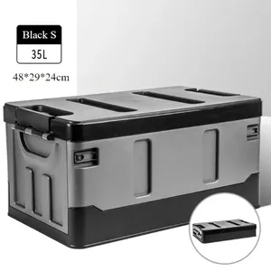 Caja de Almacenamiento <span class=keywords><strong>Plegable</strong></span> Multiusos, Impermeable, Rectangular, de Plástico, para Maletero de Coche, Camping, Cocina al Aire Libre - Product Image 3