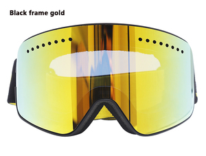 Jiepolly Logotipo de Uso y lentes de PC de Google de adulto de doble lente magnética Anti-niebla de esquí gafas nieve gafas - Product Image 6