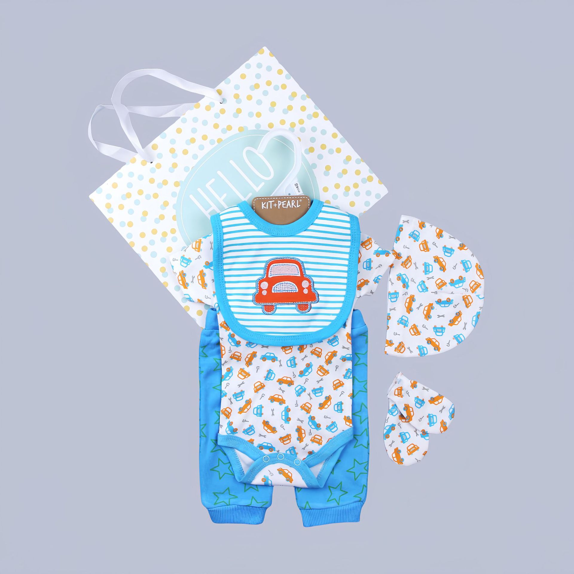 Vêtements pour bébé, petite voiture