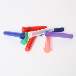 Tube de rangement anti-odeur en plastique écologique doré multicolores avec couvercle à pression 90 mm - Product Image 4