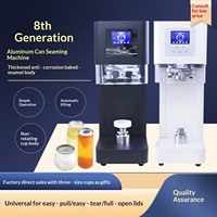 Nouvelle Machine de Scellage Entièrement Automatique Sans Tension pour Boîtes de Boissons, Idéale pour les Salons de Thé, les Bières et les Boissons en Canettes d'Aluminium