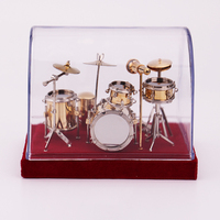 Ensemble de tambours d'instruments de musique de décoration d'intérieur 14*10*10cm, ornement cadeau